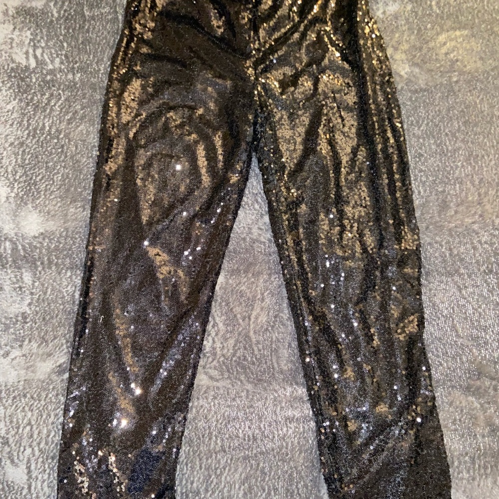 Night On The Town Sequinced Leggings
